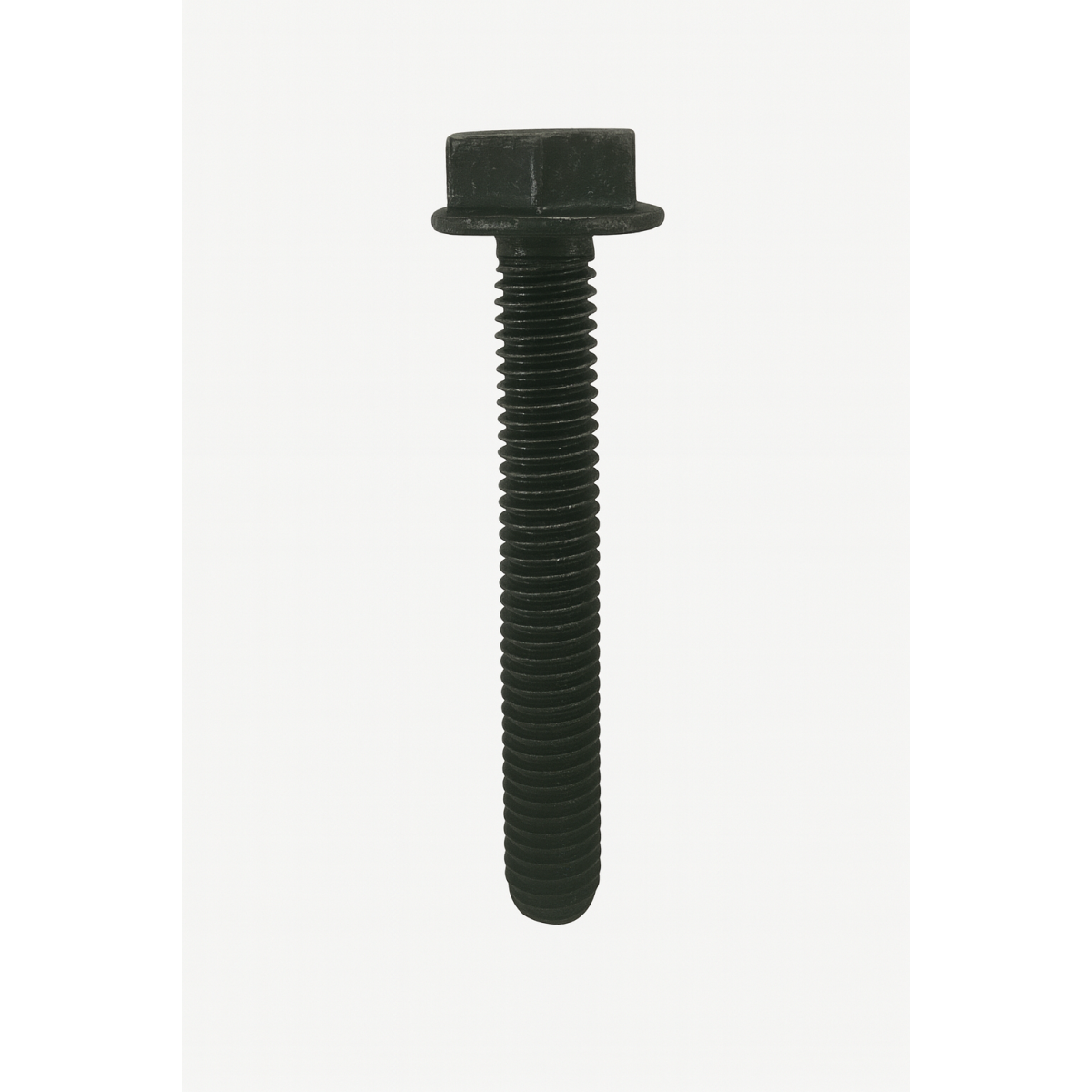Hex Flange Bolt M6x30 Black Zinc Plated