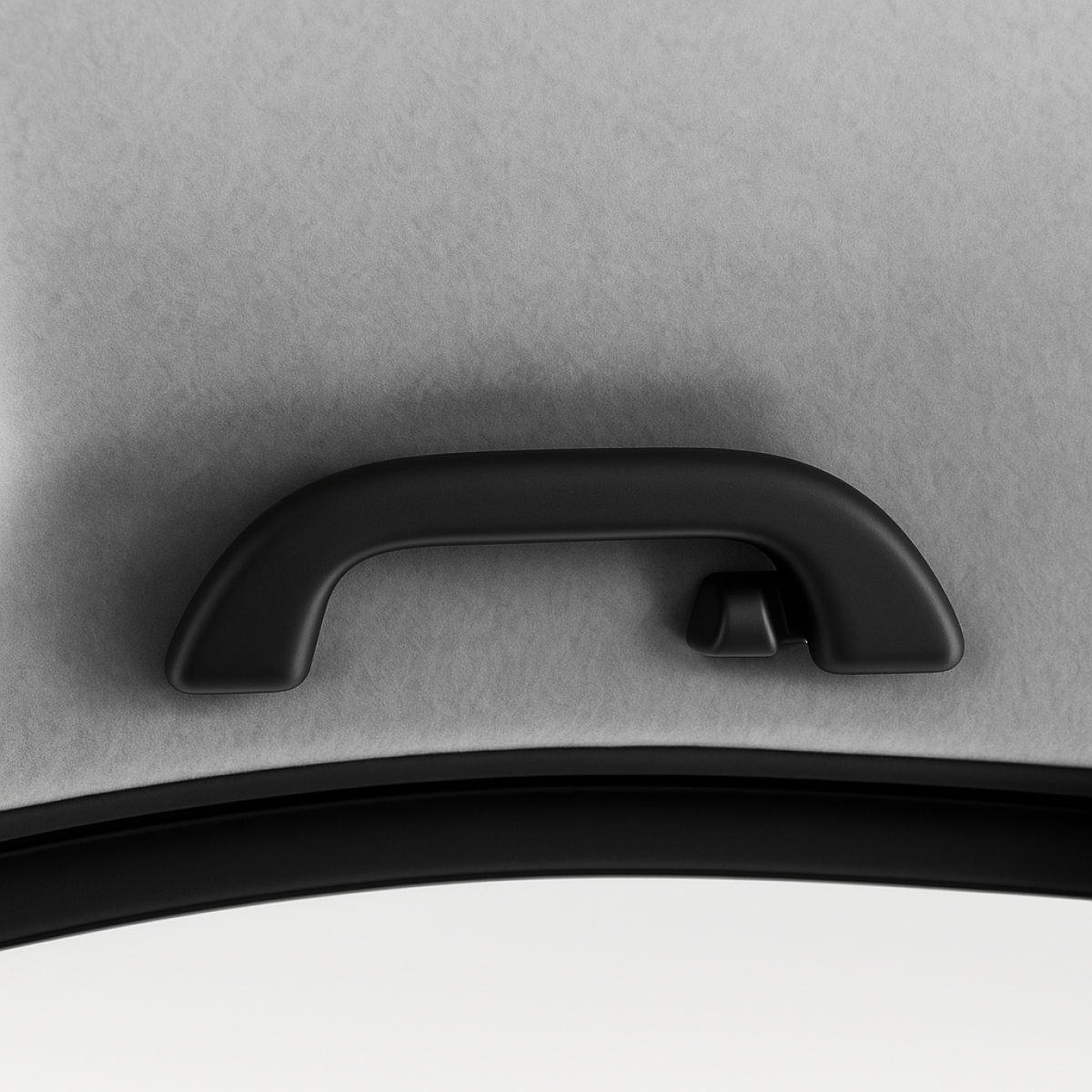 Ceiling Handle Right Black 220x62 mm