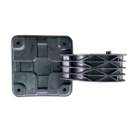 Ladeanschluss Schwenkarm 2,5 Zoll PA6+GF30 Schwarz