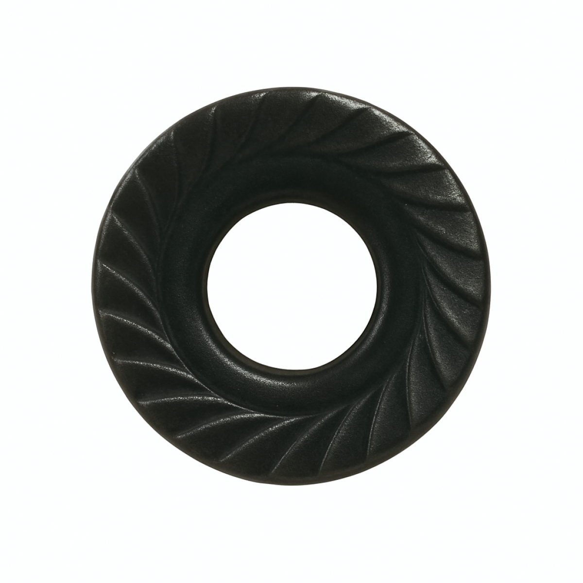 Hexagon Flange Nut M6 Black Zinc Plated