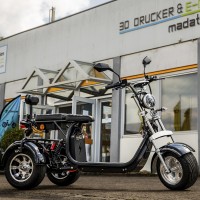   Madat A CP-3 Elektroroller E Scooter E Chopper Elektrochopper E Roller Dreirad 45 Km/h 20 Ah Akku 30-40 km
