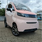 Madat A01 – Elektro-Microauto Rosa (E-Mopedauto) mit Bleigel Akku , 45 km/h oder 25 km/h