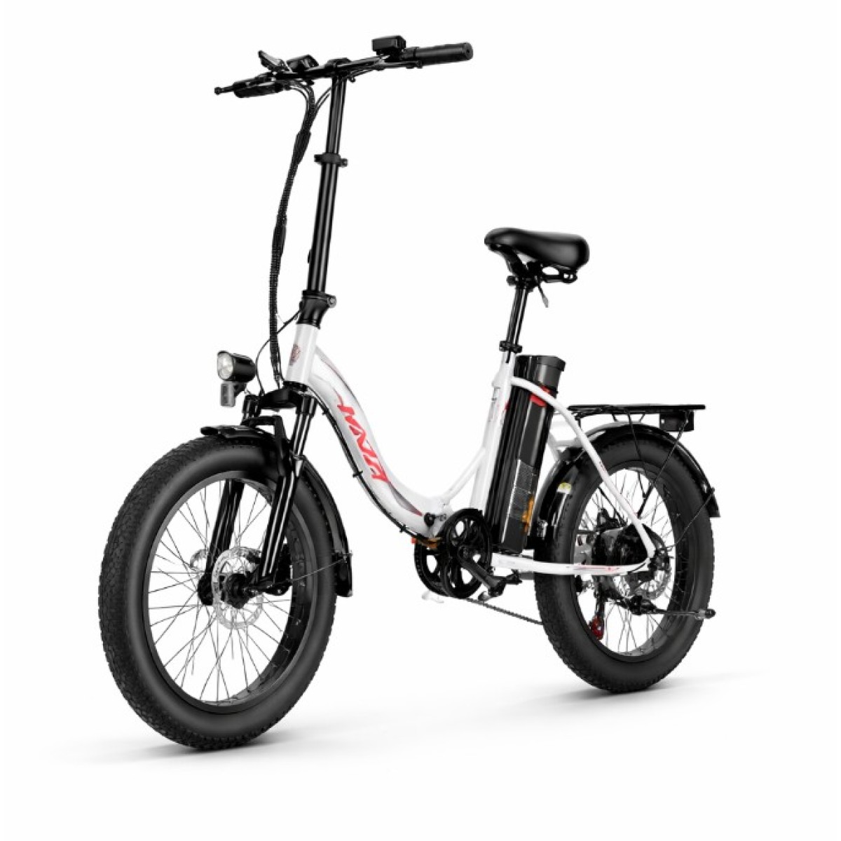 Madat VIVI Folding E-Bike  250 W · 3.0" Fat Tires · 36 V Battery (white)
