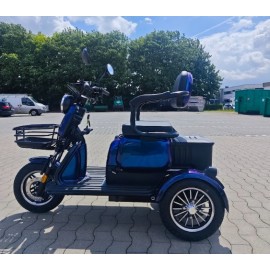 Madat M3 Kompakt E-Roller Dreirad Blau Flip Flop – Elektroroller 3-Rad