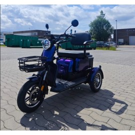 Madat M3 Kompakt E-Roller Dreirad Blau Flip Flop – Elektroroller 3-Rad