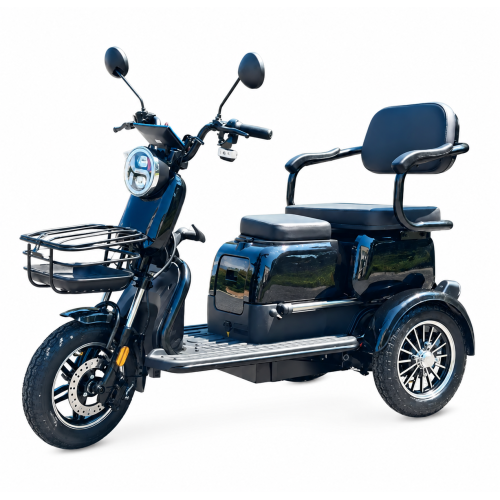 Madat M3 Kompakt E-Roller Dreirad Schwarz – Elektroroller 3-Rad