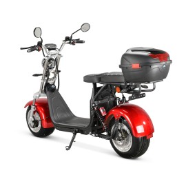Madat O citycoco electric scooter 1500W 60ah (40 ah (built into chopper) + 20 ah spare battery) up to 180 km 45 km/h with top case