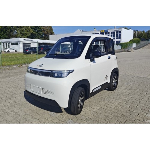 Madat B05 – Elektro-Microauto Weiß mit Lithium-Eisenphosphat-Akku (LiFePO₄), 45 km/h