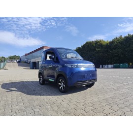 Madat B05 – Blaues Elektro-Microauto (E-Mopedauto) mit LiFePO₄ (Lithium-Eisenphosphat) Akku – 45 km/h oder 25 km/h