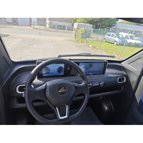 Madat B05 – Blaues Elektro-Microauto (E-Mopedauto) mit LiFePO₄ (Lithium-Eisenphosphat) Akku – 45 km/h oder 25 km/h