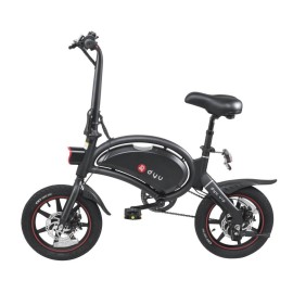 DYU F-Wheel D3 Plus Elektrofahrräder E-Bike E-Bike Damen Elektrofahrrad Elektrobike E Klapprad 14 Zoll bis 25Km/H 10 Ah Akku 50Km