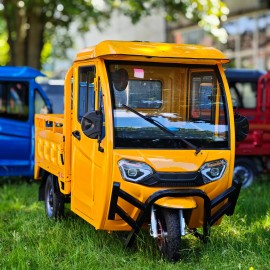 MADAT E-Cargo – Yellow Electric Cabin Scooter