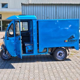 Madat E Cargo Pro  E-Dreirad E Kabinenroller  mit geschlossene Ladefläche Grau