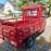 Madat E-Cargo – Electric Cargo Tricycle with Open Cargo Bed Red