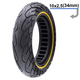 E Scooter E Roller Ersatzteil Ultraleichtes Vollrad 10×2,5  (34-mm-Felgen)