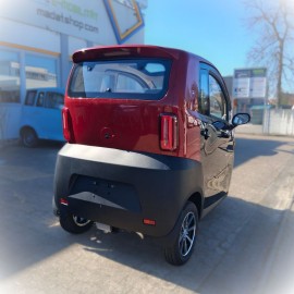 Madat 03 E Kabinenroller Dreirad  45 km/h Option 25km/h Schwarz  Rot 