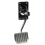 Brake pedal 1.4kg 130*55 SPCC vacuum assisted electrophoresis black aluminum alloy surface