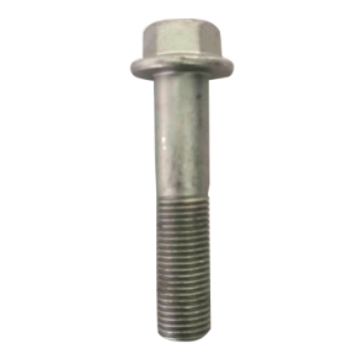 Hexagonal flange bolt with fine teeth