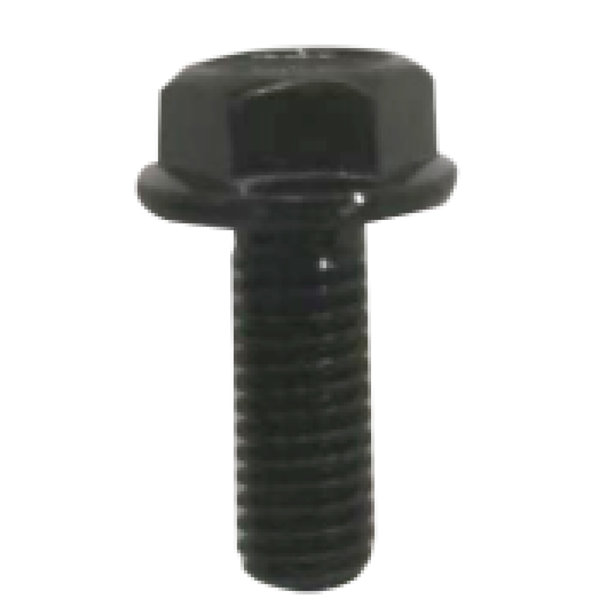 Hexagonal flange bolts M6*16 8.8 grade 35# steel coated with black zinc