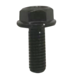 Hexagonal flange bolts M6*16 8.8 grade 35# steel coated with black zinc