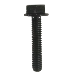 Hexagon flange bolts M6*30 black zinc