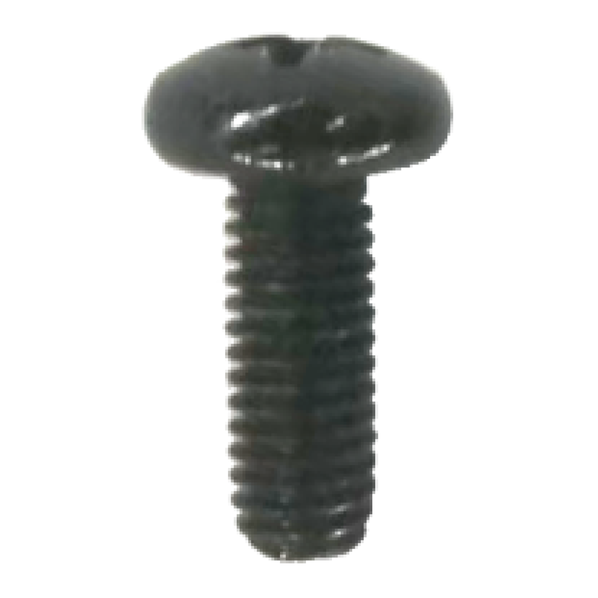 Cross recessed pan head screw M6X16 black zinc