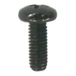 Cross recessed pan head screw M6X16 black zinc