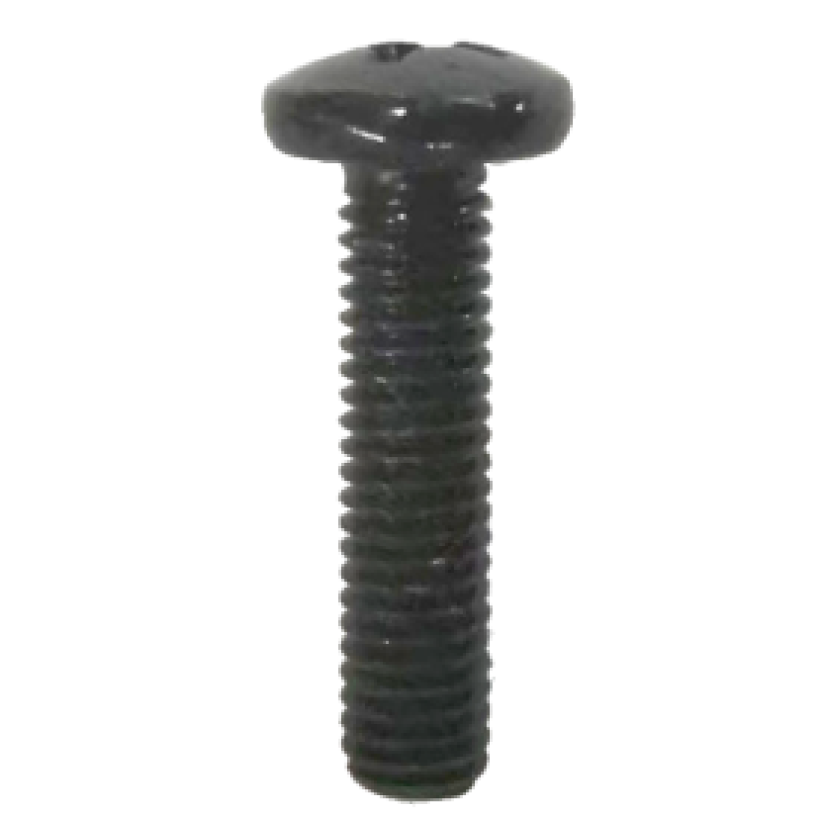 Cross recessed pan head screw M6*25 Black zinc 4.8 Low carbon steel 08Al 6.8g