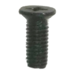 Cross recessed countersunk head screw M6*16 4.8 grade 08a steel black zinc