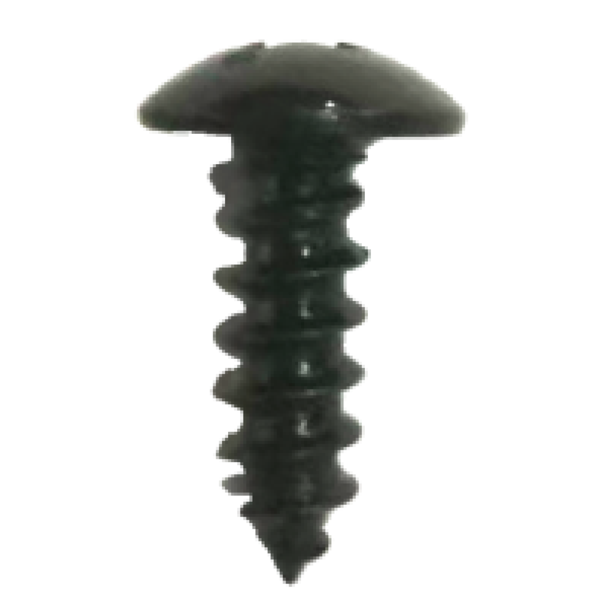 Cross recessed large semi-round head tapping screws ST4.8X16 black zinc