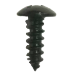 Cross recessed large semi-round head tapping screws ST4.8X16 black zinc