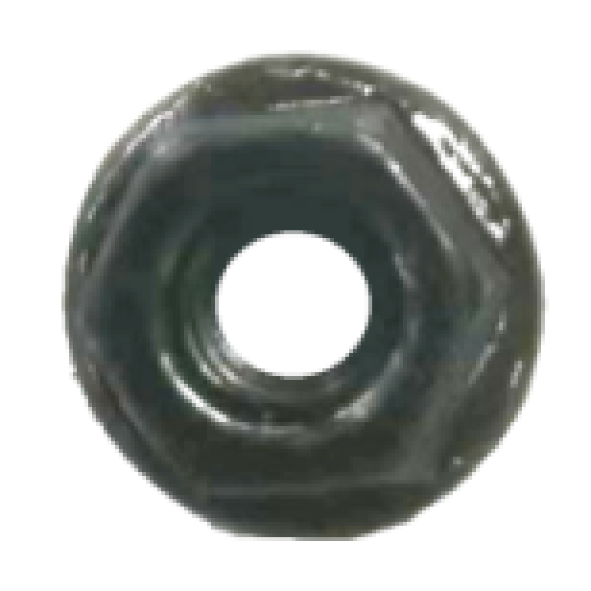 Hexagon flange nut M3 black zinc