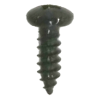 Cross recessed pan head tapping screw ST3.5X13 black zinc