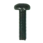 Cross recessed pan head screw M4X16 black zinc