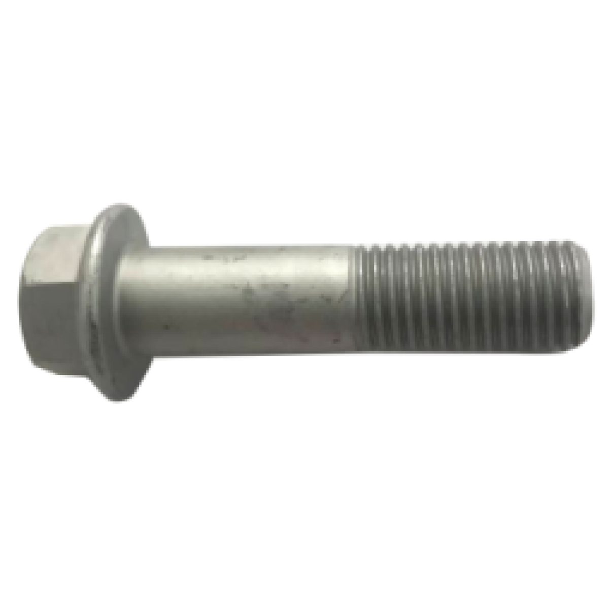 Hexagon flange bolt fine teeth M10*1.25*40 thread length 19 8.8 grade 35# steel Dacromet