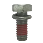 Hexagon head bolt and spring washer combination M10*1.25*25 8.8 grade 35# steel Dacromet with rubber