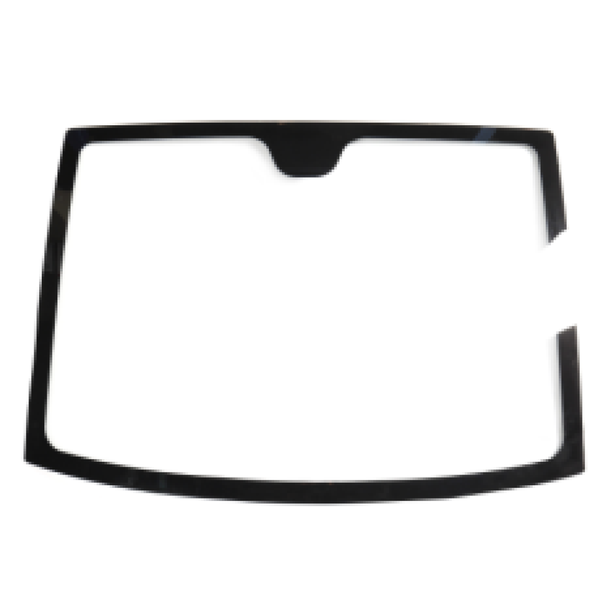 Front windshield (sandwich) 1120*784 9.52kg hyperbolic screen printing with special rear view mirror base