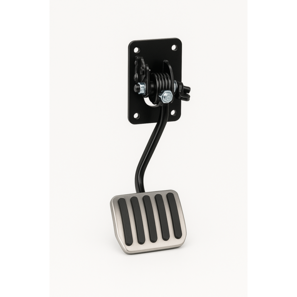 Bremspedal Schwarz Aluminium