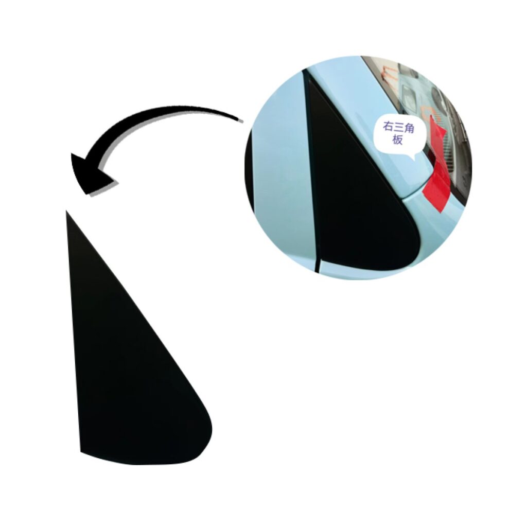 Right outer triangle body