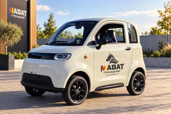 Madat A05 E-Kabinenroller Beige – Ansicht vorne links
