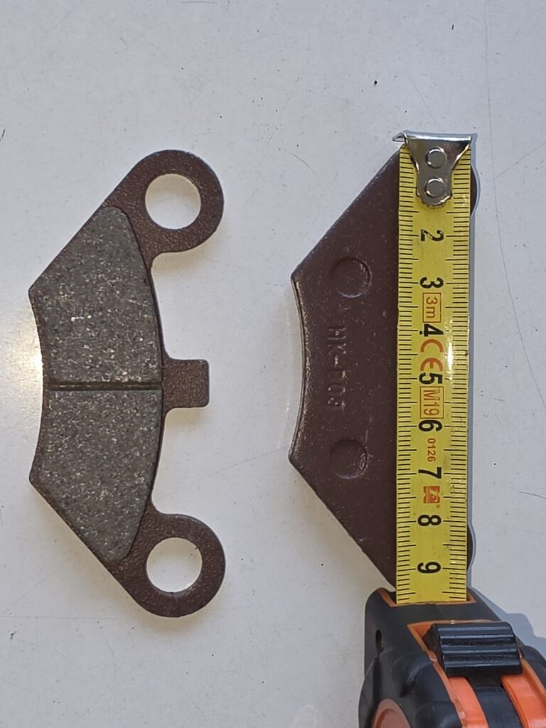 Rear brake pads