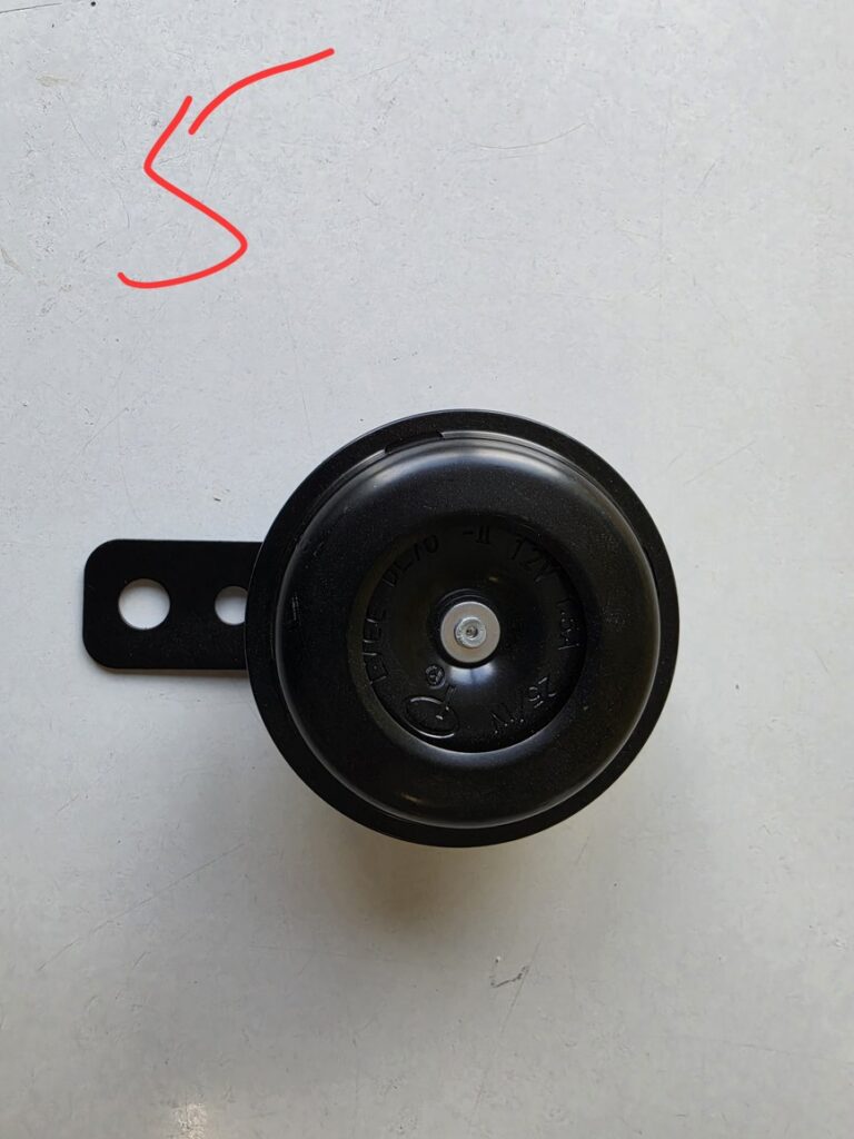 Hupe 12V Scheibenhupe für Madat A05 Elektroauto / E-Kabinenroller – Original Ersatzteil